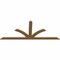 Ekena Millwork Richland Timber Gable Bracket, Western Red Cedar, 108"W x 45"H x 1 1/2"D x 5 1/2"F, 10/12 Pitch GBW108X45X0206RIC00SWR - alternate 5